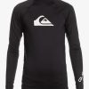 Nino Quiksilver Lycras | All Time - Lycra De Manga Larga Upf 50 Para Chicos 8-16 Black