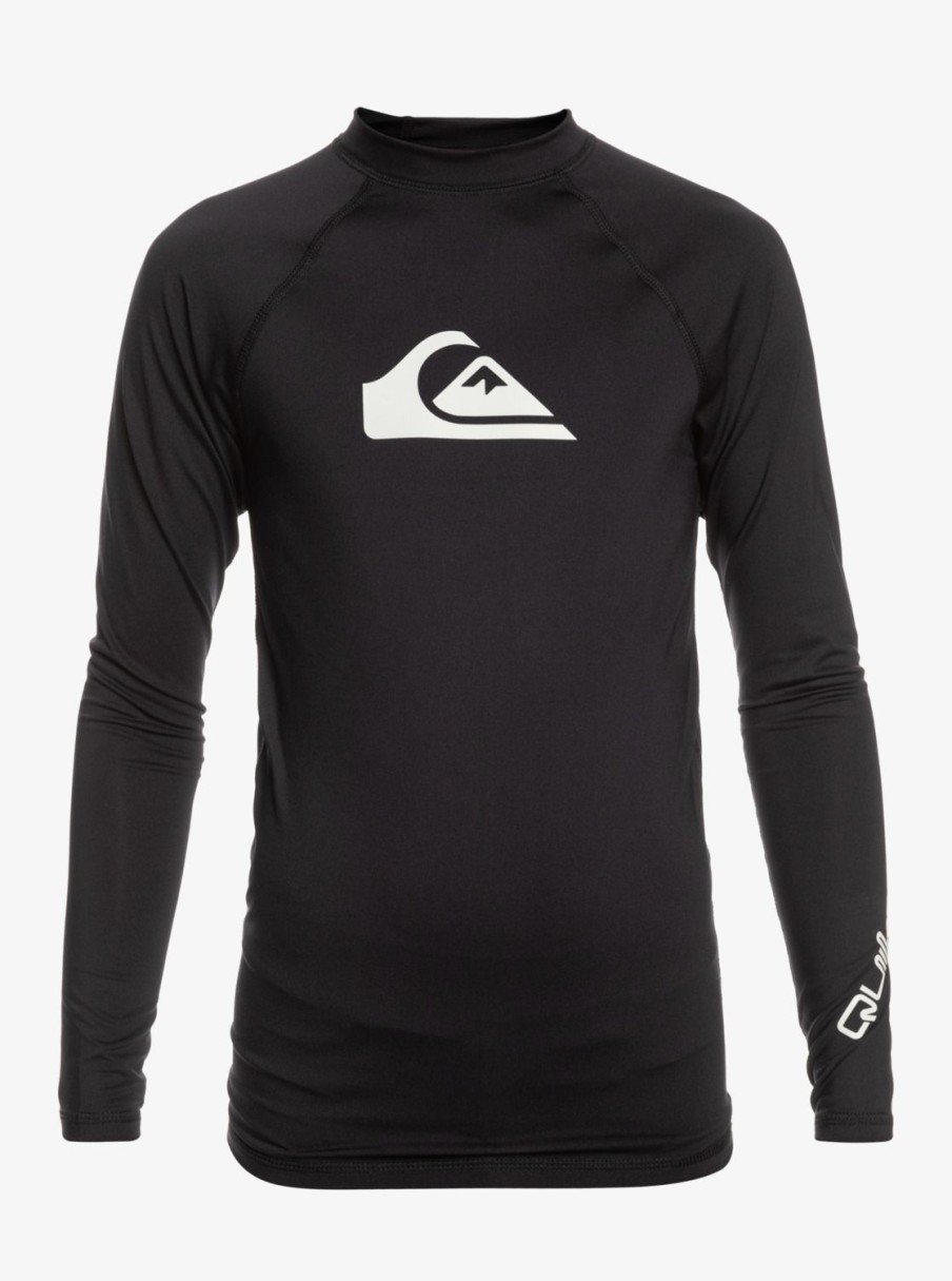 Nino Quiksilver Lycras | All Time - Lycra De Manga Larga Upf 50 Para Chicos 8-16 Black