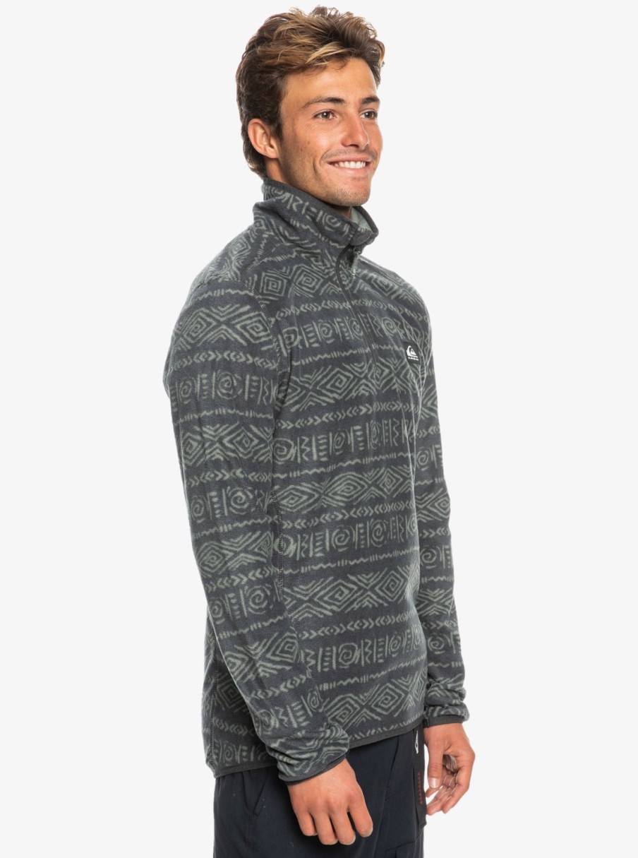 Hombre Quiksilver Sudaderas & Jerseis | Aker - Polar Con Media Cremallera Para Hombre Aker Phantom