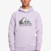 Hombre Quiksilver Sudaderas & Jerseis | Big Logo - Sudadera Para Hombre Purple Rose