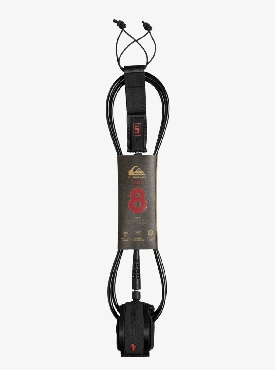 Hombre Quiksilver Accesorios Surf | Lift 8'5" - Invento/ Leash Para Surf Black