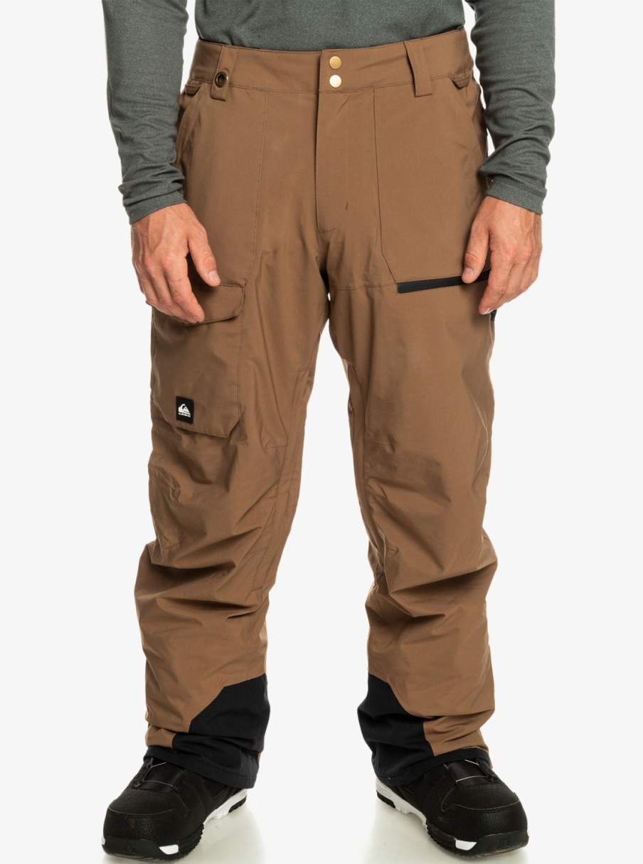 Hombre Quiksilver Pantalones De Snow | Utility - Pantalon Shell Para Nieve Para Hombre Cub