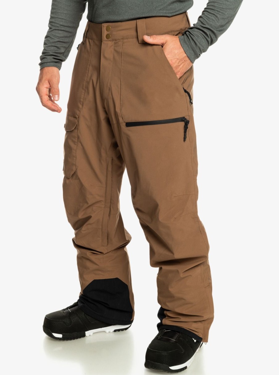 Hombre Quiksilver Pantalones De Snow | Utility - Pantalon Shell Para Nieve Para Hombre Cub