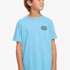 Nino Quiksilver Camisetas | Retro Wave - Camiseta Para Chicos 8-16 Azure Blue