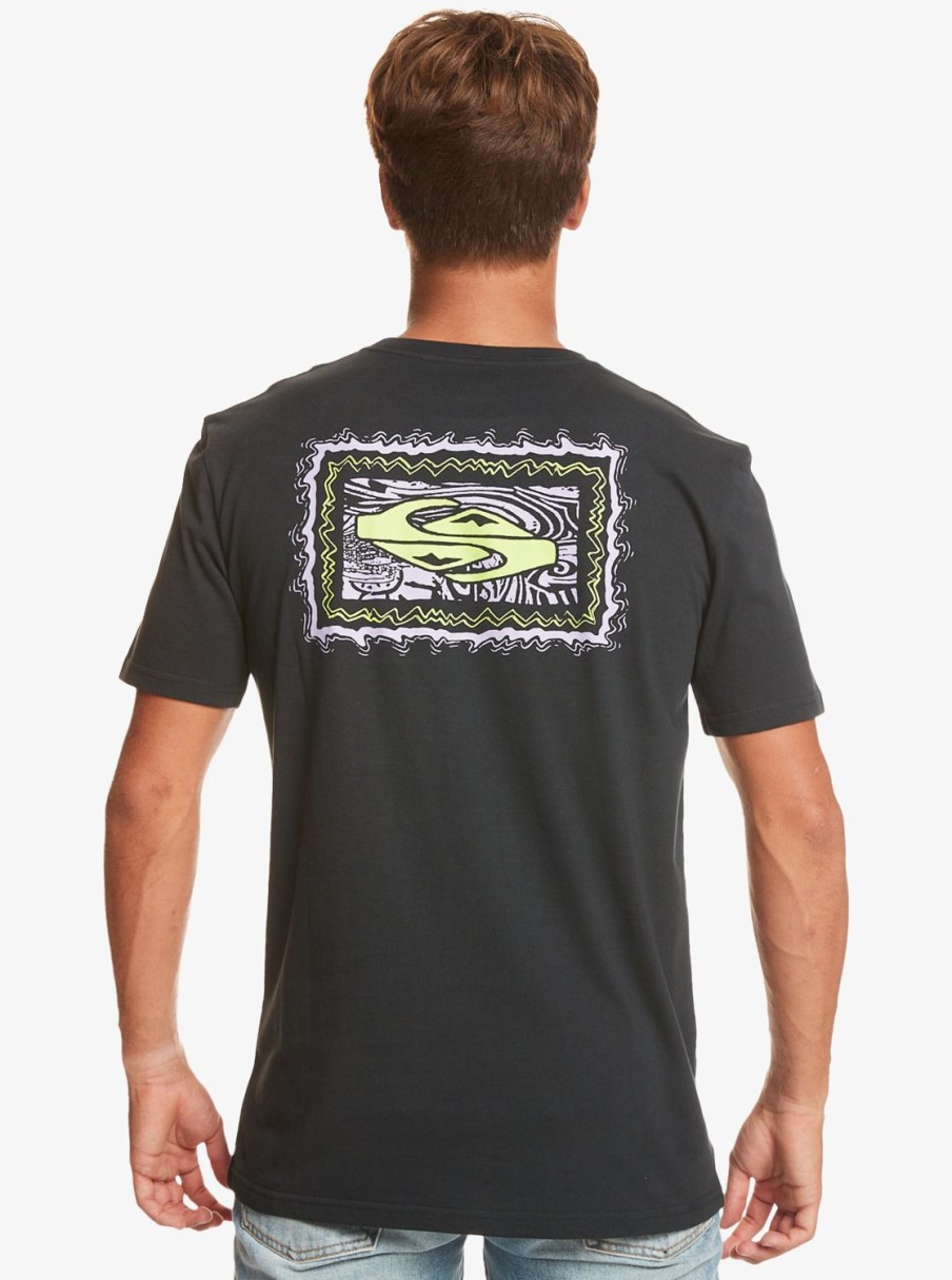 Hombre Quiksilver Camisetas & Polos | Taking Roots - Camiseta Para Hombre Black