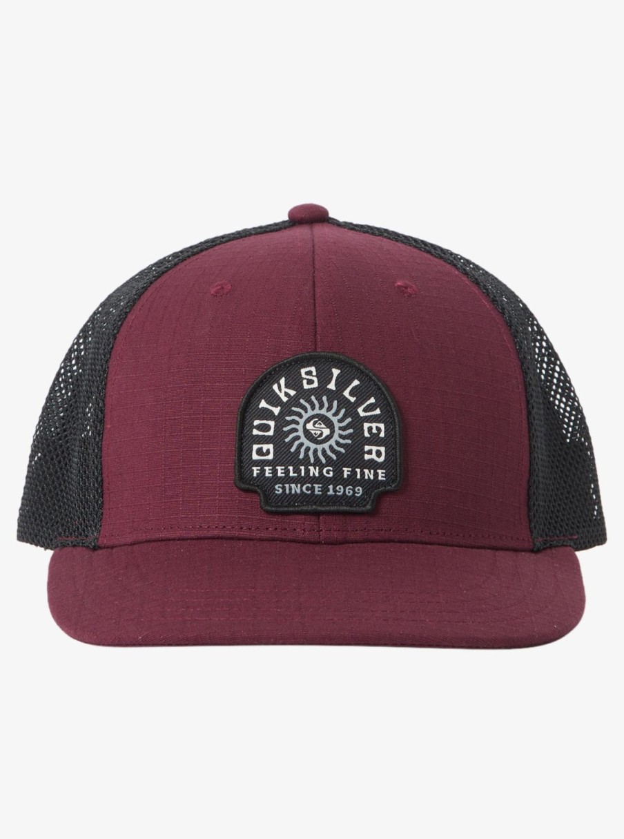 Hombre Quiksilver Gorras & Sombreros | Dawner - Gorra Trucker Para Hombre Windsor Wine