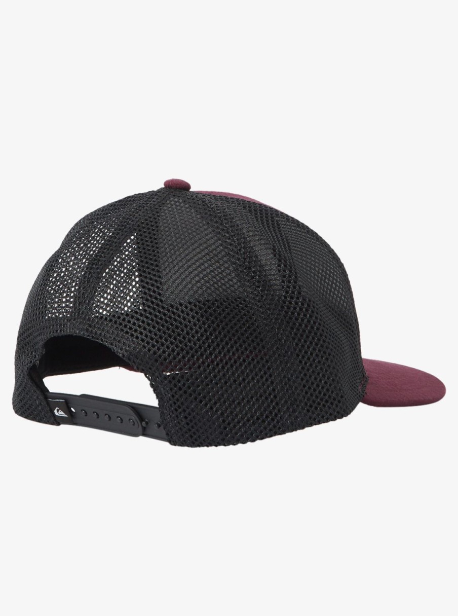 Hombre Quiksilver Gorras & Sombreros | Dawner - Gorra Trucker Para Hombre Windsor Wine