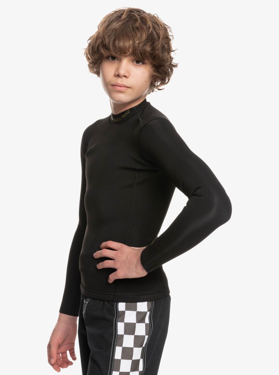 Nino Quiksilver Trajes De Surf | 1.5Mm Everyday Sessions - Chaqueta De Neopreno Para Chicos Black