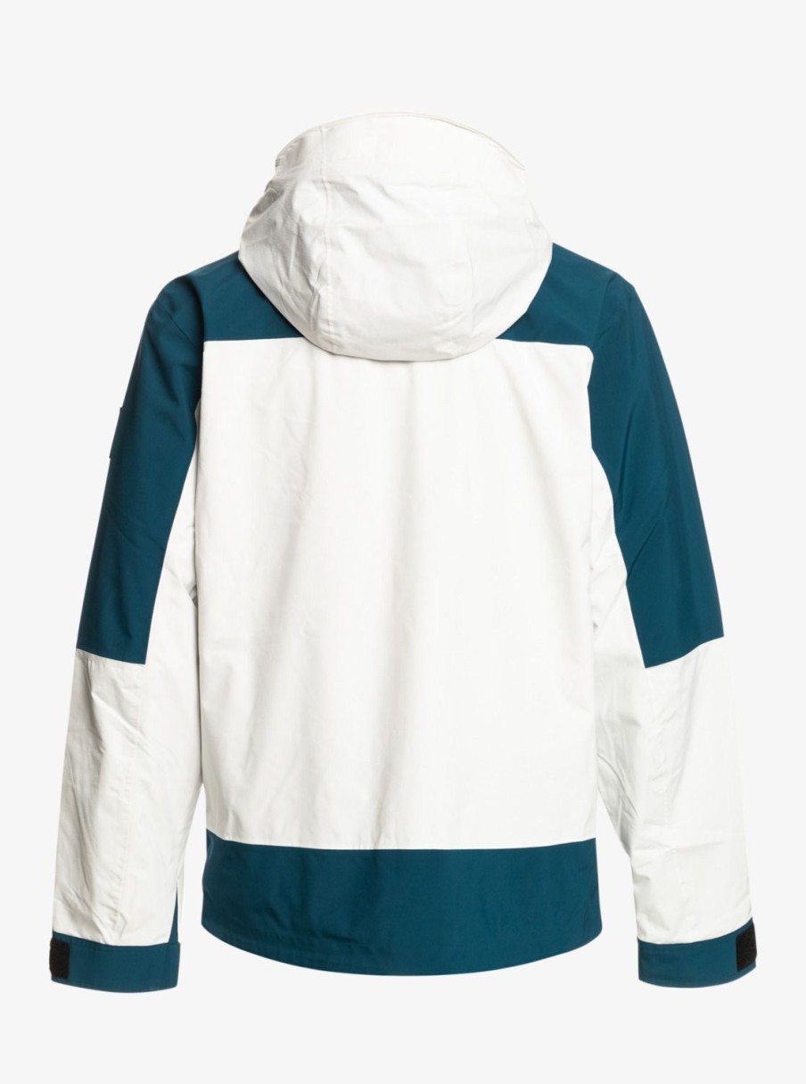 Hombre Quiksilver Chaquetas De Snow | Ultralight 20K - Chaqueta Tecnica Snow Para Hombre Nimbus Cloud