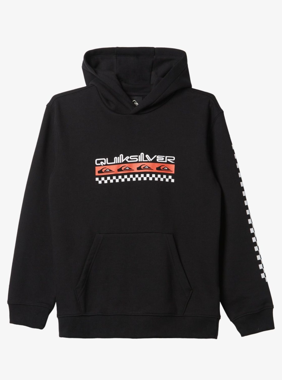 Nino Quiksilver Sudaderas | Perfect Peaks - Sudadera Con Capucha Para Chicos 8-16 Black/Black