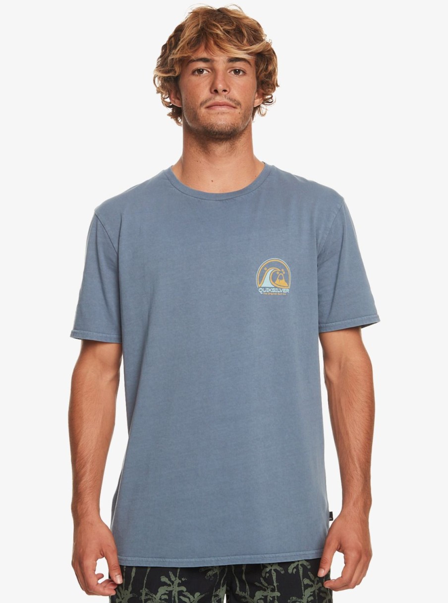 Hombre Quiksilver Camisetas & Polos | Clean Circle - Camiseta Para Hombre Bering Sea