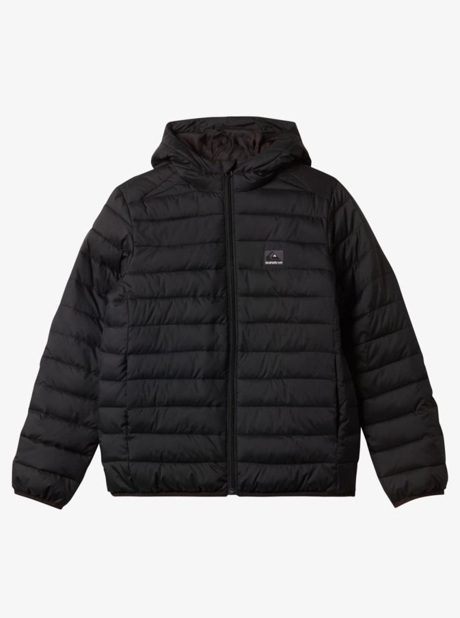 Nino Quiksilver Chaquetas & Abrigos | Scaly - Chaqueta Acolchada Para Chicos 8-16 Black