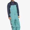 Hombre Quiksilver Pantalones De Snow | Utility - Pantalon De Peto Para Nieve Para Hombre Brittany Blue