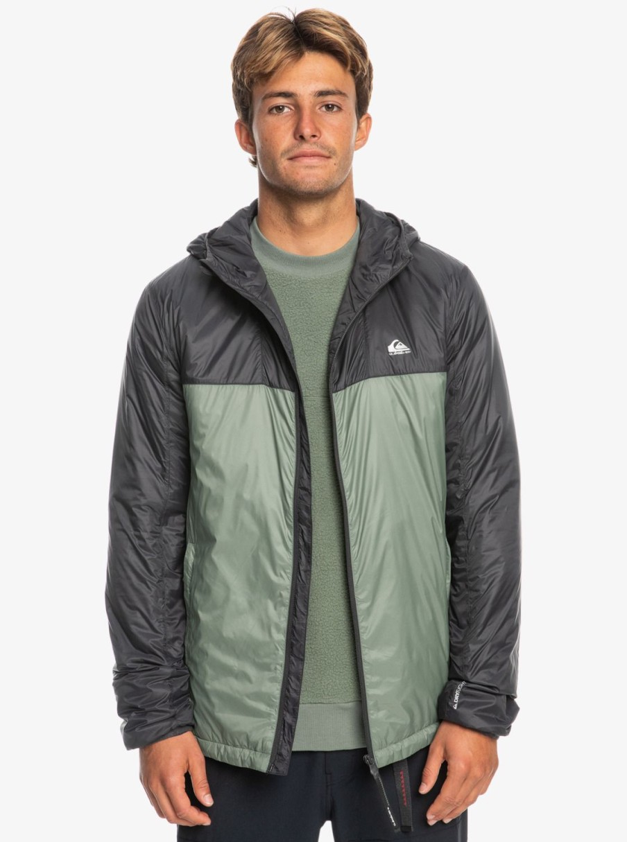 Hombre Quiksilver Chaquetas & Abrigos | Instinct Rider - Chaqueta Aislante Tecnica Para Hombre Laurel Wreath