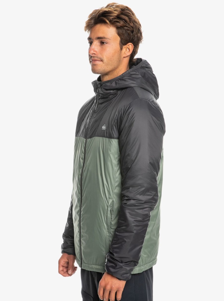 Hombre Quiksilver Chaquetas & Abrigos | Instinct Rider - Chaqueta Aislante Tecnica Para Hombre Laurel Wreath