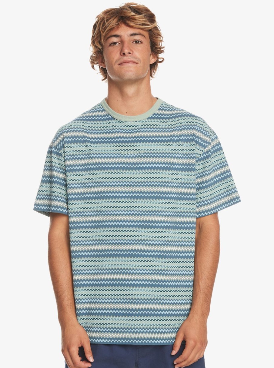 Hombre Quiksilver Camisetas & Polos | Analog - Camiseta Para Hombre Analog Signal Iceberg