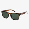 Hombre Quiksilver Gafas De Sol | Bomb P - Gafas De Sol Polarizadas Para Hombre Tortoise Brown/Green Plz