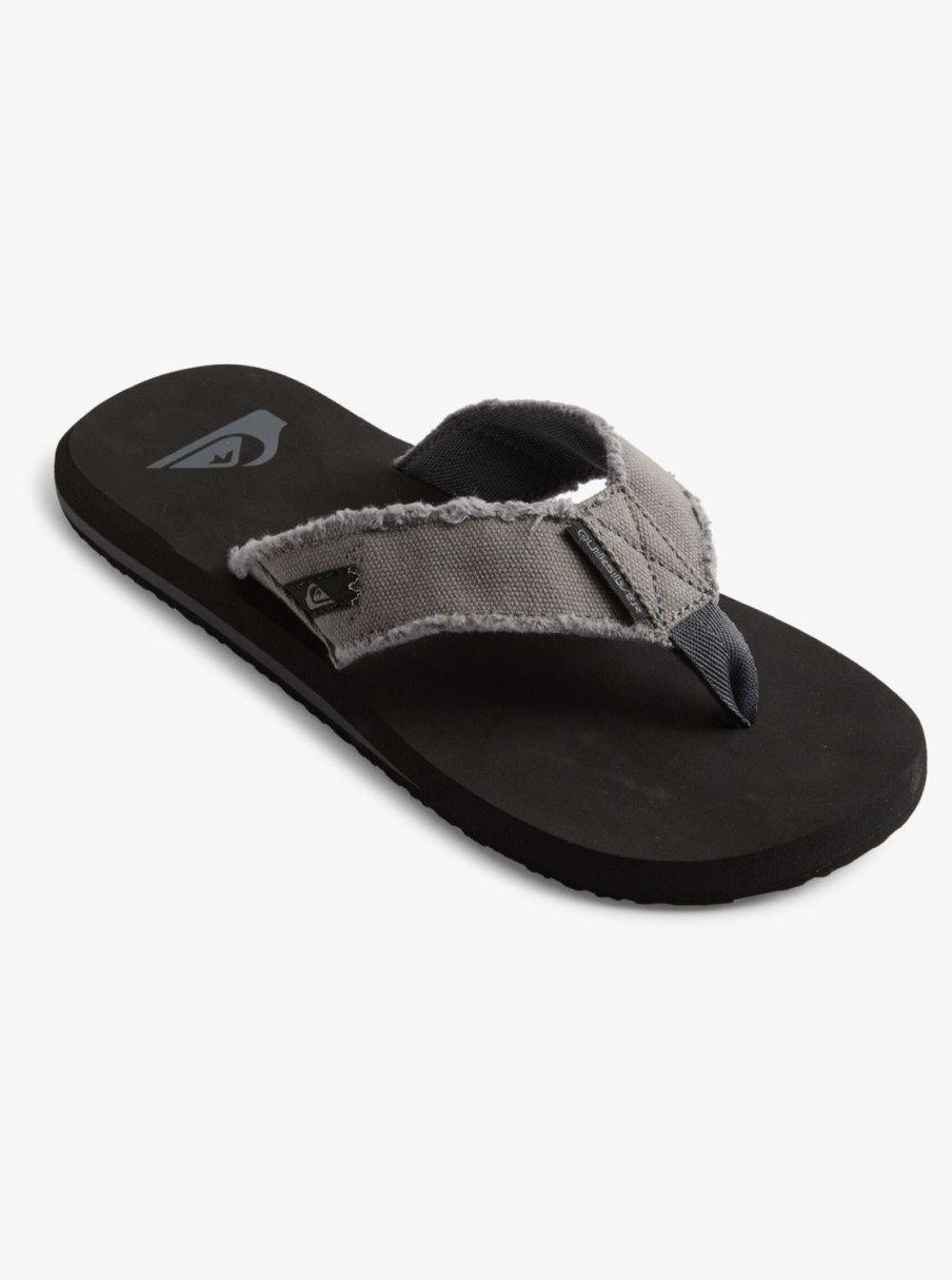 Hombre Quiksilver | Monkey Abyss - Sandalias Para Hombre Grey/Black/Brown