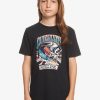 Nino Quiksilver Camisetas | The Land Down Under - Camiseta Para Chicos 8-16 Black