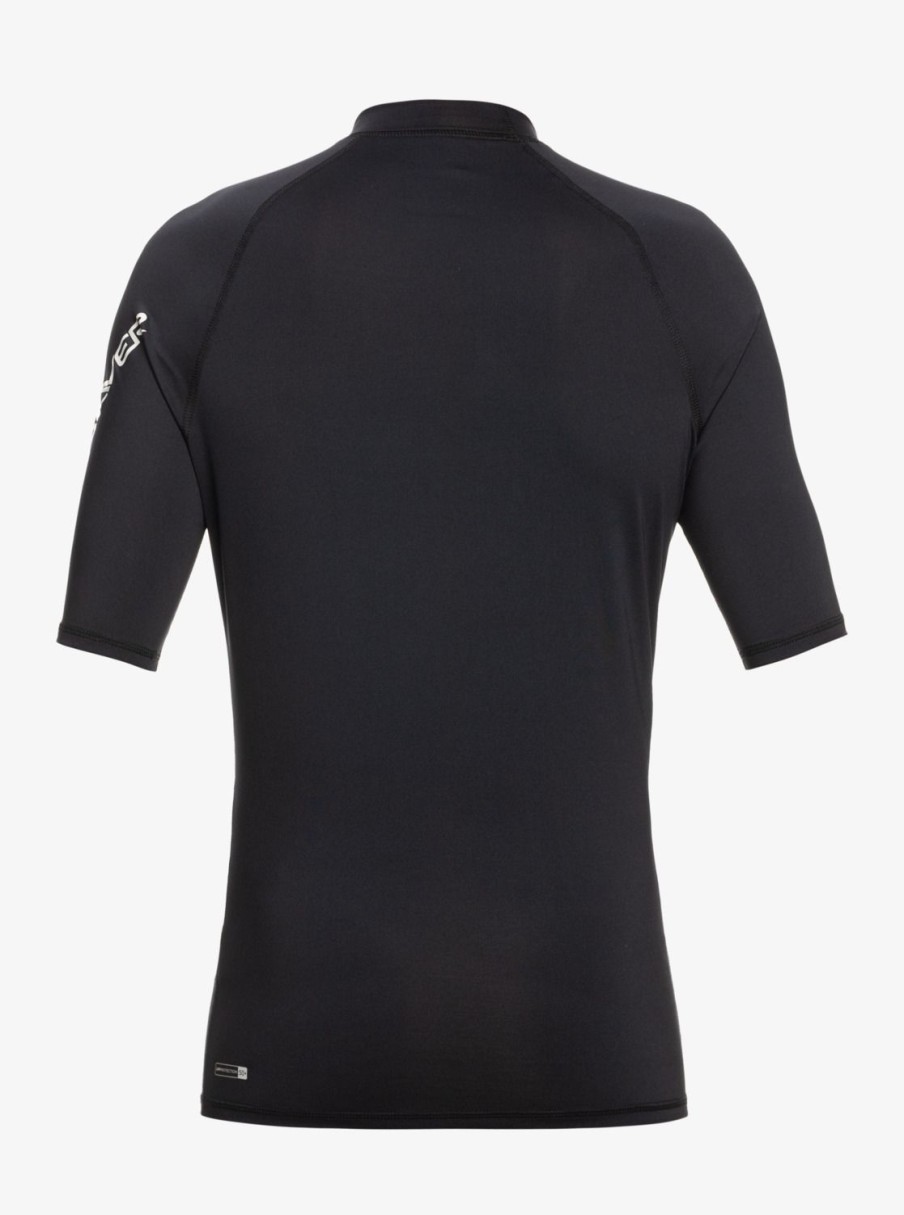 Hombre Quiksilver Lycras | All Time - Licra De Manga Corta Upf 50 Para Hombre Black