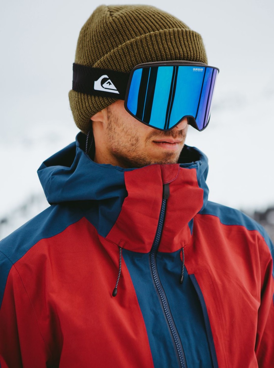 Hombre Quiksilver Accesorios | Storm - Mascara Para Snowboard/Esqui Para Hombre True Black