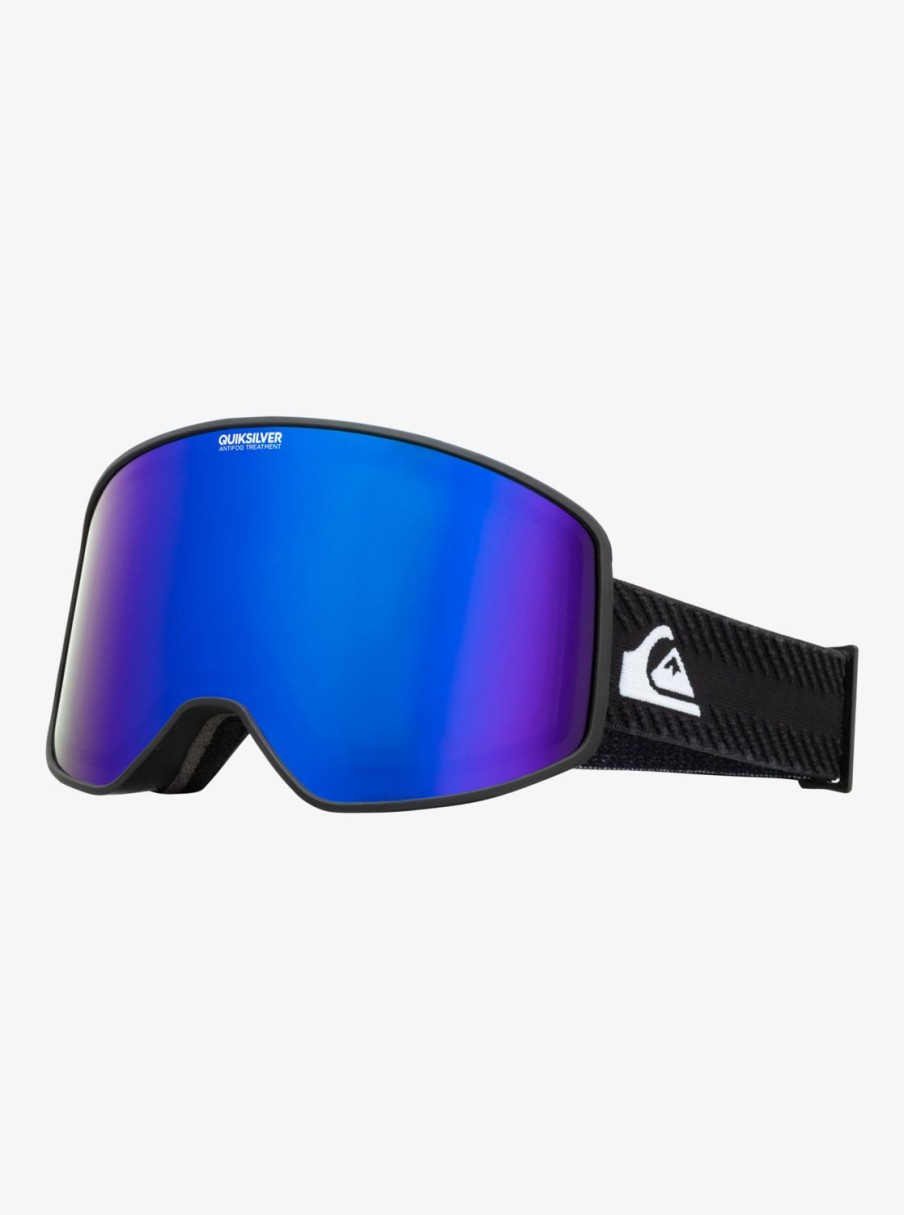 Hombre Quiksilver Accesorios | Storm - Mascara Para Snowboard/Esqui Para Hombre True Black