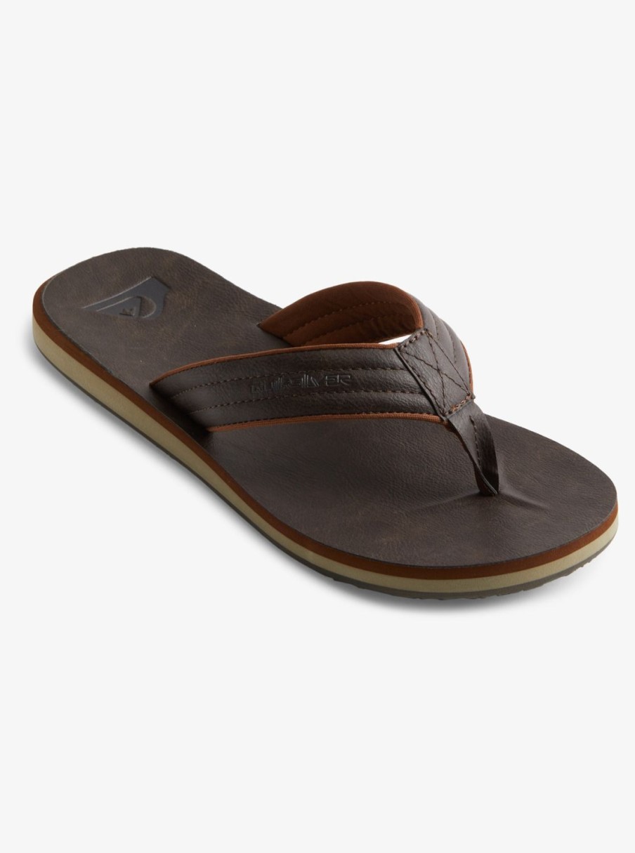 Hombre Quiksilver | Carver Nubuck - Sandalias Para Hombre Demitasse - Solid