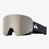 Hombre Quiksilver Accesorios | Qsrc Color Luxe - Mascara Para Snowboard/Esqui Para Hombre Black/Clux Ml Silver S3