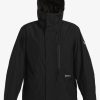 Hombre Quiksilver Chaquetas De Snow | Snyc - Chaqueta Tecnica Snow Para Hombre Black