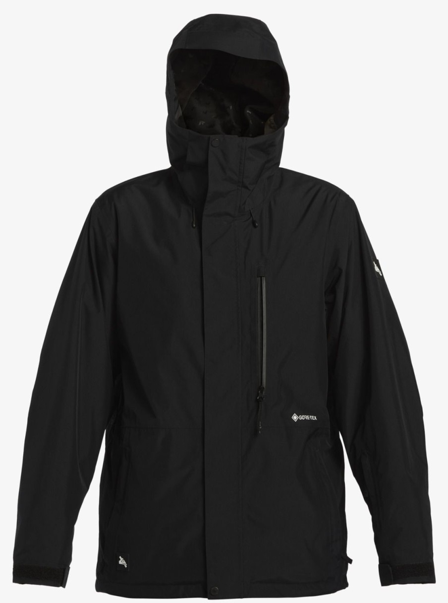 Hombre Quiksilver Chaquetas De Snow | Snyc - Chaqueta Tecnica Snow Para Hombre Black