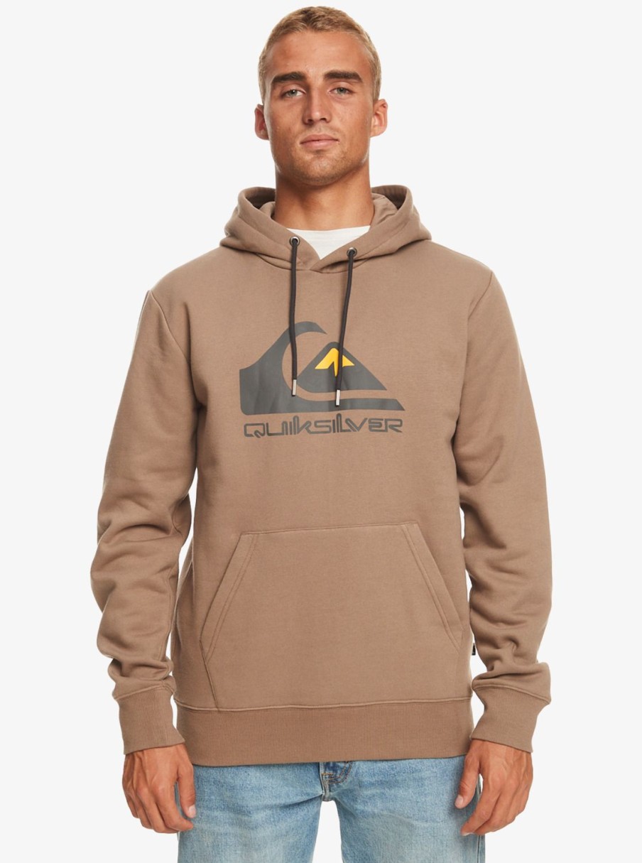 Hombre Quiksilver Sudaderas & Jerseis | Big Logo - Sudadera Para Hombre Fossil