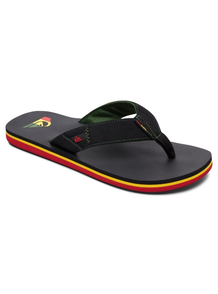 Hombre Quiksilver | Molokai Abyss - Sandalias Para Hombre Green/Black/Green