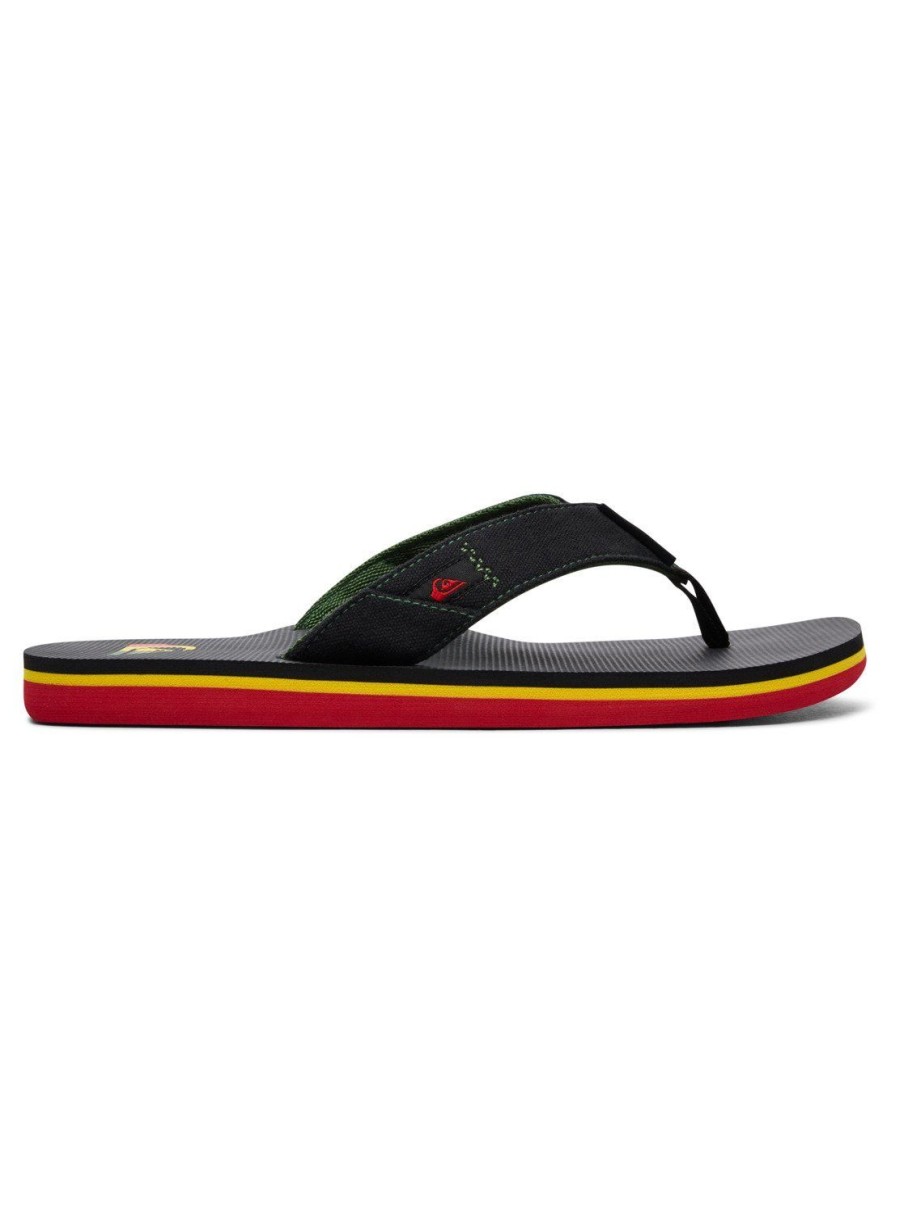 Hombre Quiksilver | Molokai Abyss - Sandalias Para Hombre Green/Black/Green