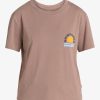 Mujer Quiksilver | Uni - Camiseta Crop Para Mujer Fossil