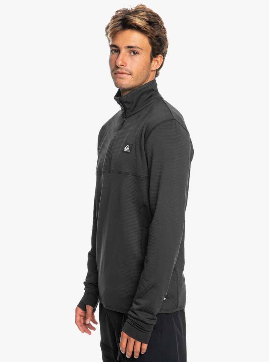 Hombre Quiksilver Sudaderas & Jerseis | Steep Point - Camiseta Interior De Media Cremallera Para Hombre Phantom