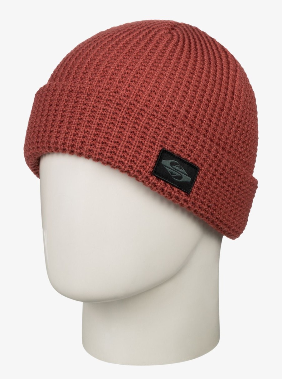 Hombre Quiksilver Accesorios | Tofino - Gorro Para Hombre Marsala