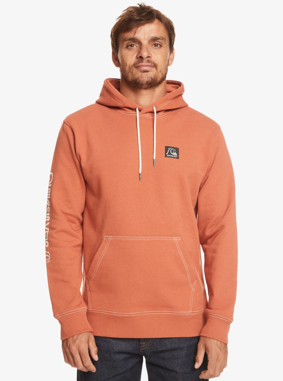 Hombre Quiksilver Sudaderas & Jerseis | The Original - Sudadera Con Capucha Para Hombre Baked Clay