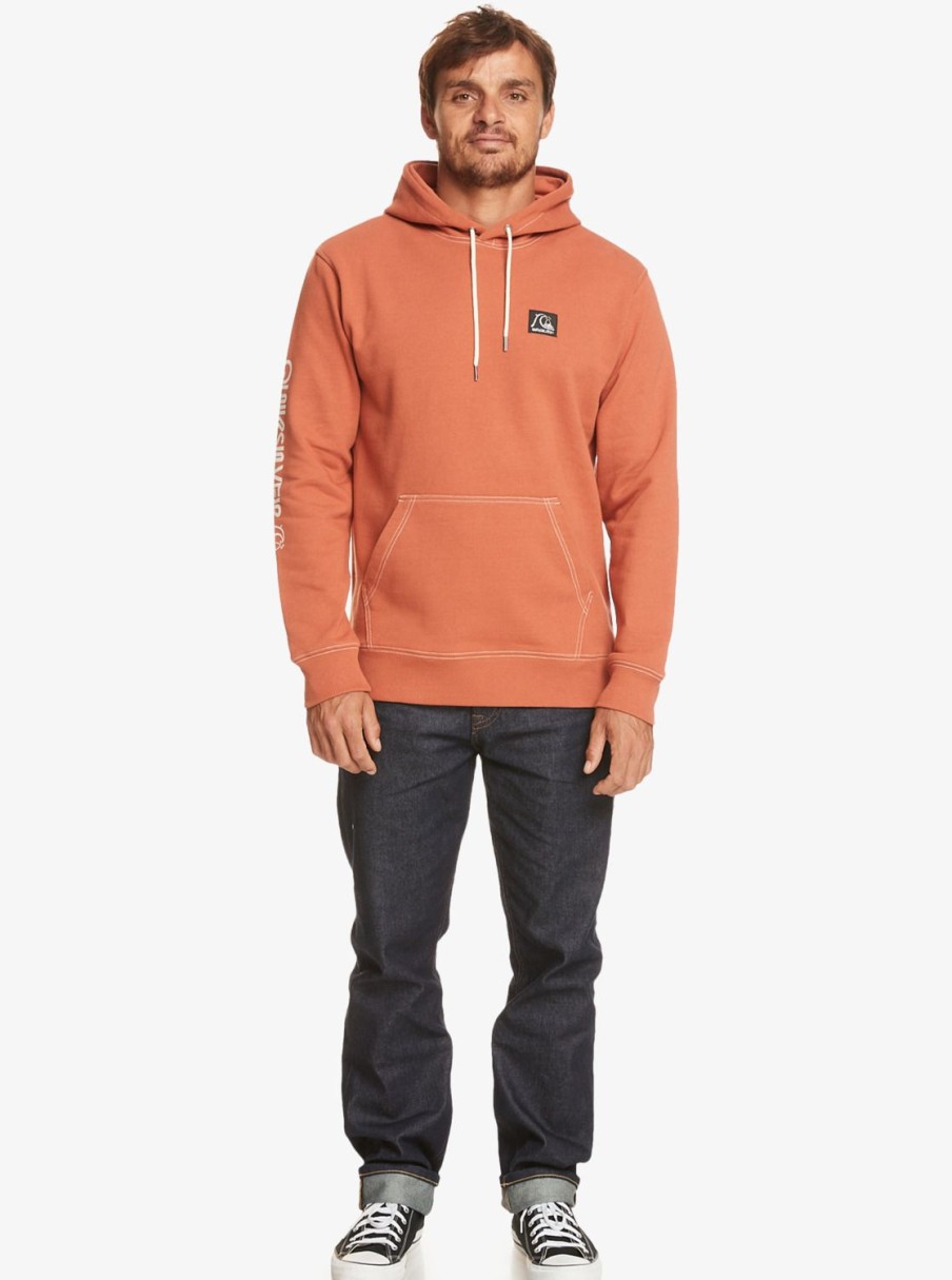 Hombre Quiksilver Sudaderas & Jerseis | The Original - Sudadera Con Capucha Para Hombre Baked Clay