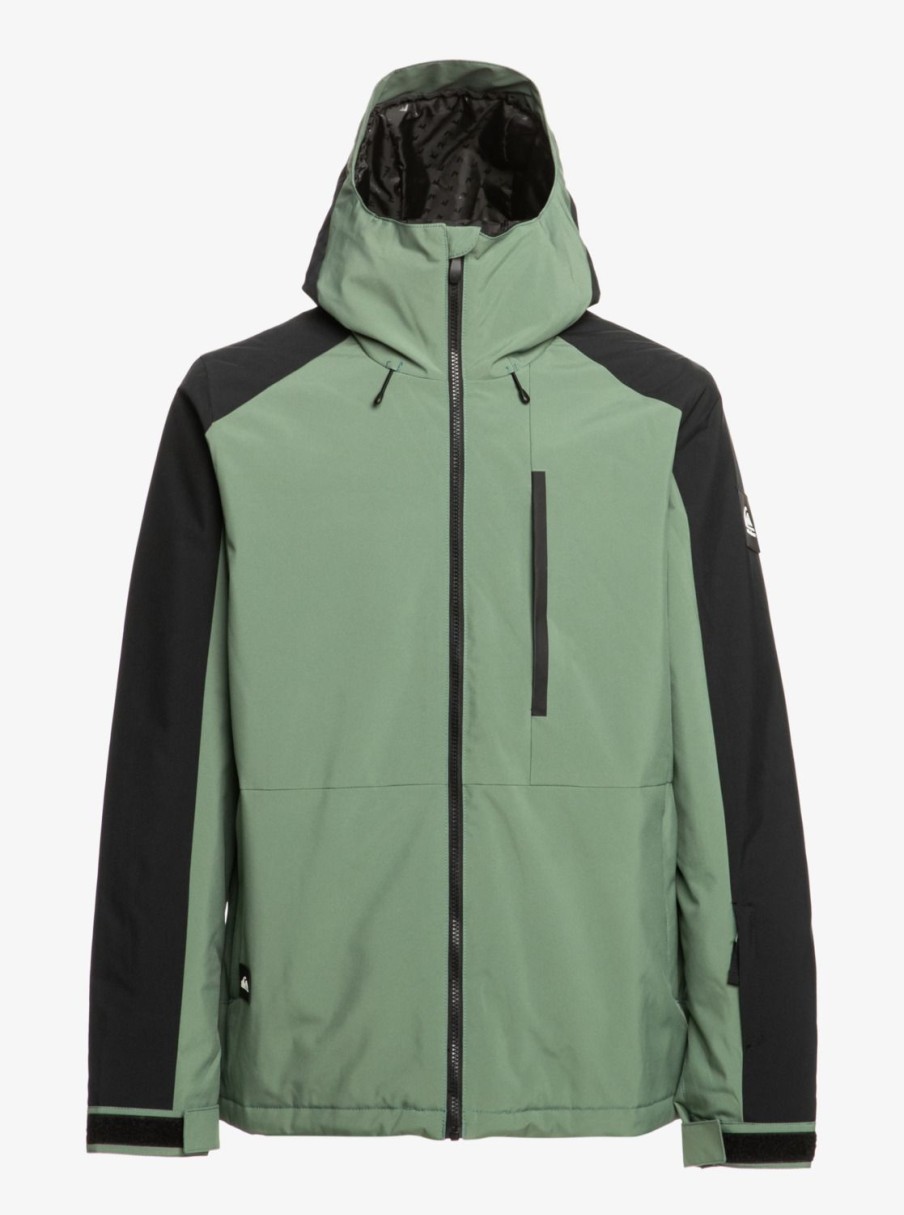 Hombre Quiksilver Chaquetas De Snow | Mission - Chaqueta Tecnica Snow Para Hombre Laurel Wreath