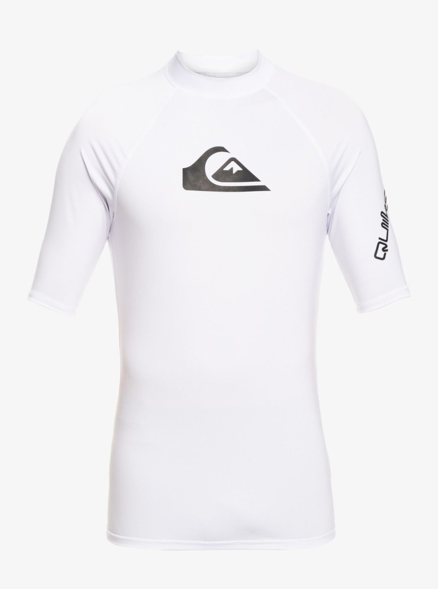 Nino Quiksilver Lycras | All Time - Licra De Manga Corta Upf 50 Para Chicos 8-16 White