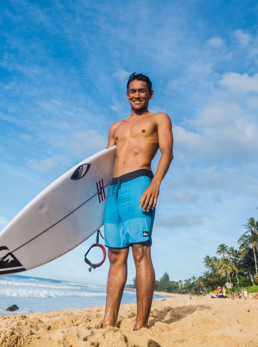 Hombre Quiksilver Boardshorts | Highlite Scallop 19" - Boardshorts Para Hombre Azure Blue