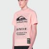 Hombre Quiksilver Camisetas & Polos | Avnier Source Mire - Camiseta Unisex Peach Pearl