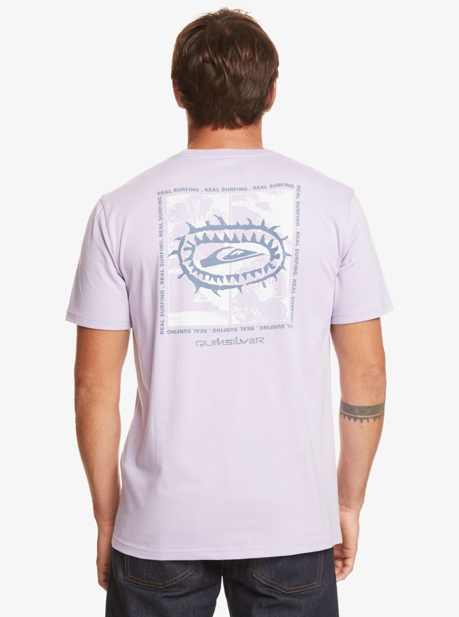 Hombre Quiksilver Camisetas & Polos | Urban Surfin - Camiseta Para Hombre Purple Rose