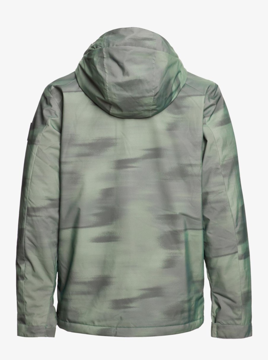 Hombre Quiksilver Chaquetas De Snow | Mission - Chaqueta Tecnica Snow Para Hombre Break Off Laurel Wreath