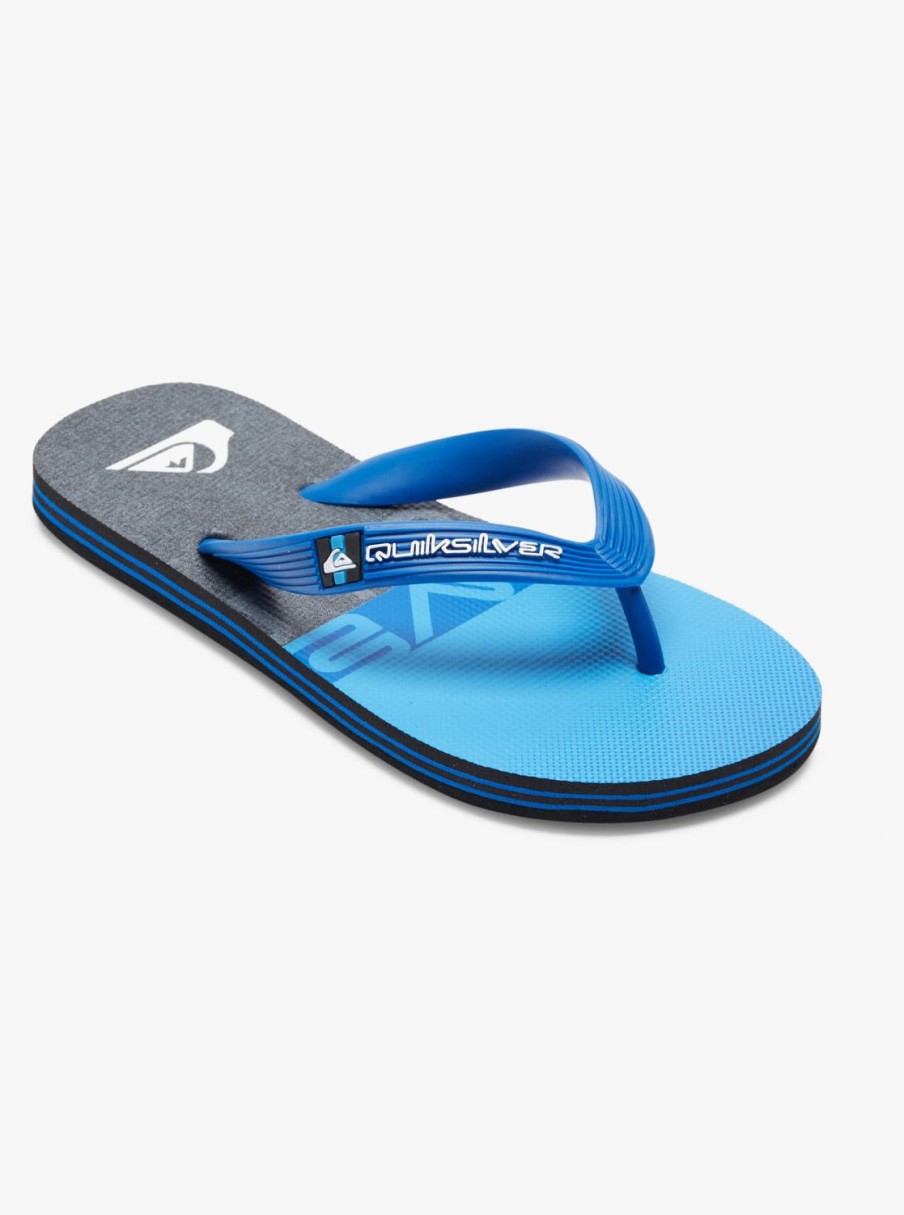 Nino Quiksilver Chanclas | Molokai Panel - Chanclas Para Chicos Black/Blue/Grey