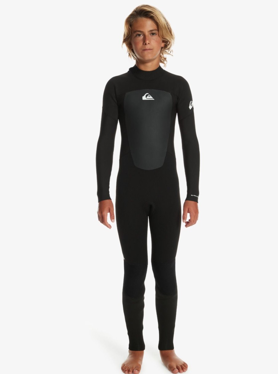 Nino Quiksilver Trajes De Surf | 3/2Mm Prologue - Back Zip Wetsuit For Boys Black