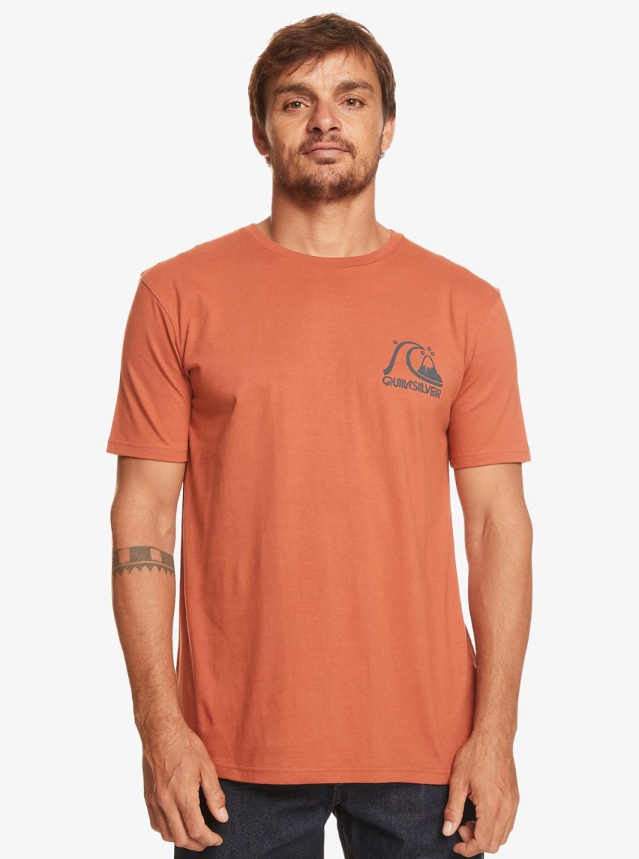 Hombre Quiksilver Camisetas & Polos | The Original - Camiseta Para Hombre Baked Clay