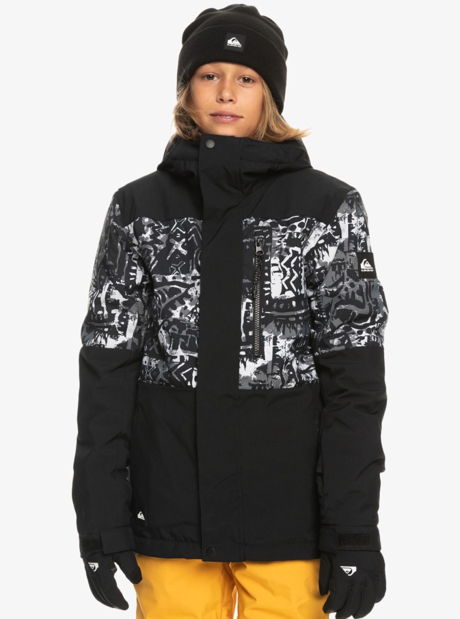 Nino Quiksilver Accesorios | Mission - Chaqueta Tecnica Snow Para Chicos Snow Heritage True Black