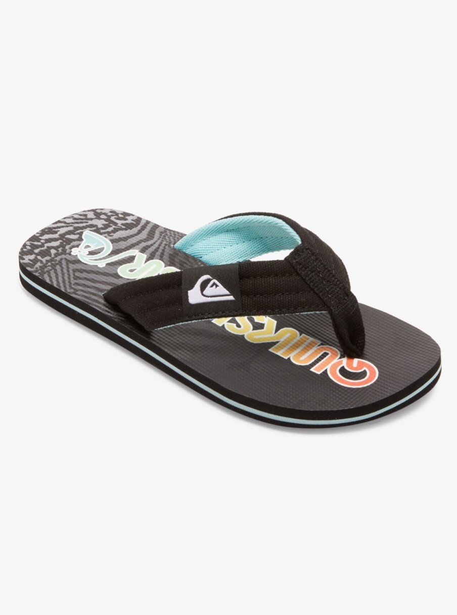 Nino Quiksilver Chanclas | Molokai Layback - Sandalias Para Chicos Black 1