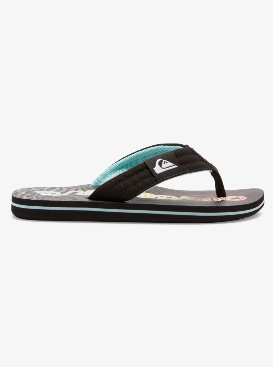 Nino Quiksilver Chanclas | Molokai Layback - Sandalias Para Chicos Black 1